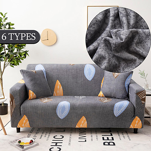 

Geometric Elastic Sofa Covers for Living Room Modern Sectional Corner Sofa Cover Slipcovers Couch Cover Chair Protector Dust-Proof Non-Slip (1pcFree Send a Pillowcase)