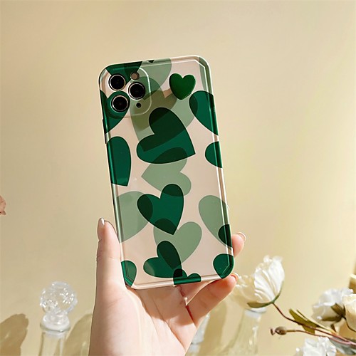 

Phone Case For Apple Back Cover iPhone 12 Pro Max 11 SE 2020 X XR XS Max 8 7 Shockproof Dustproof Heart TPU