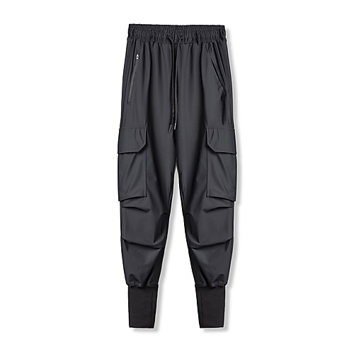 

Men's Athleisure Sports Outdoor Sports Casual Sports Pants Tactical Cargo Pants Letter Full Length Pocket Camouflage Gray Black Camouflage Green