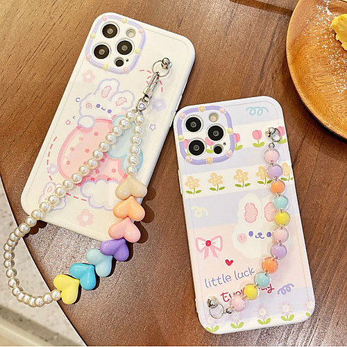 

Phone Case For Apple Back Cover iPhone 12 Pro Max 11 SE 2020 X XR XS Max 8 7 Shockproof Dustproof Cartoon Geometric Pattern TPU