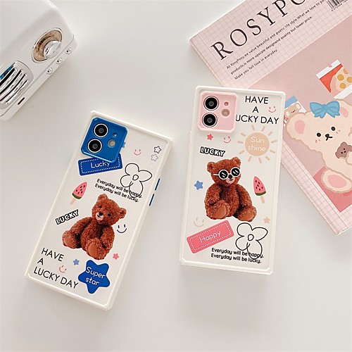

Phone Case For Apple Back Cover iPhone 12 Pro Max 11 SE 2020 X XR XS Max 8 7 Shockproof Dustproof Cartoon TPU