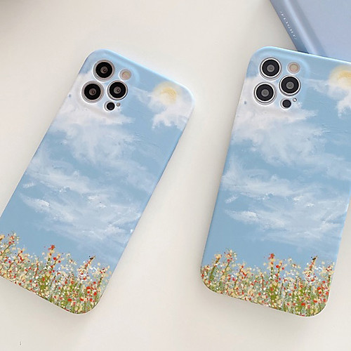 

Phone Case For Apple Back Cover iPhone 12 Pro Max 11 SE 2020 X XR XS Max 8 7 Shockproof Dustproof Geometric Pattern TPU
