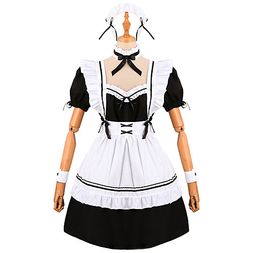 

Inspired by Cosplay Cosplay Anime Cosplay Costumes Japanese Cosplay Suits 1 Hair Jewelry Dress Neckwear For Women's / Wristlet
