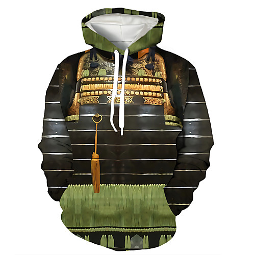 

Inspired by Cosplay Samurai Cosplay Costume Hoodie Terylene Graphic Printing Hoodie For Women's / Men's