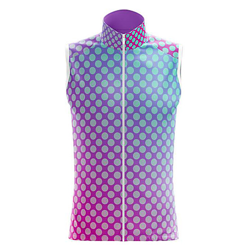 

21Grams Women's Sleeveless Cycling Jersey Summer Spandex Fuchsia Gradient Dot Bike Top Mountain Bike MTB Road Bike Cycling Quick Dry Moisture Wicking Sports Clothing Apparel / Stretchy / Athleisure