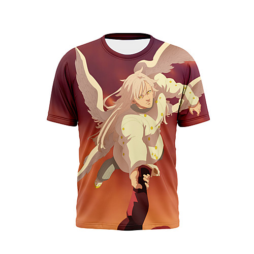 

Inspired by The Seven Deadly Sins Cosplay Anime Cartoon 100% Polyester Print 3D Harajuku Graphic T-shirt For Women's / Men's