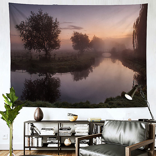 

Landscape Wall Tapestry Art Decor Blanket Curtain Hanging Home Bedroom Living Room Decoration Polyester