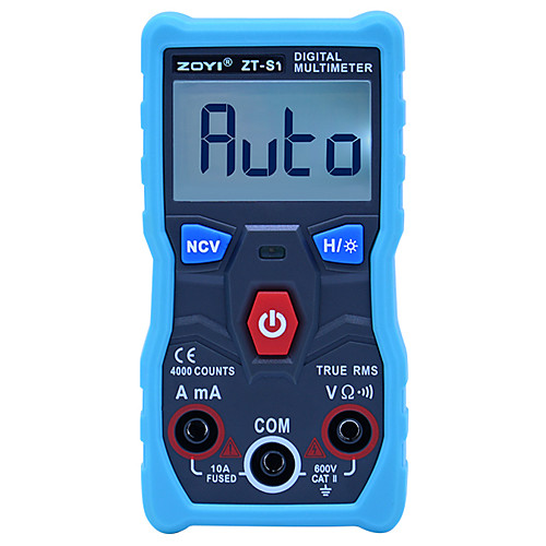 

ZOYI ZT-S1 Digital Multimeter tester autoranging True rms automotriz Mmultimetro with NCV DATA HOLD LCD backlightFlashlight