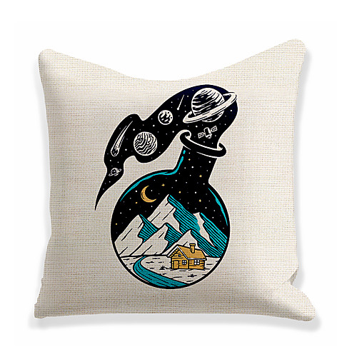 

Astronaut Double Side Cushion Cover 1PC Soft Decorative Square Throw Pillow Cover Cushion Case Pillowcase for Bedroom Livingroom Superior Quality Machine Washable Outdoor Cushion for Sofa Couch Bed Chair