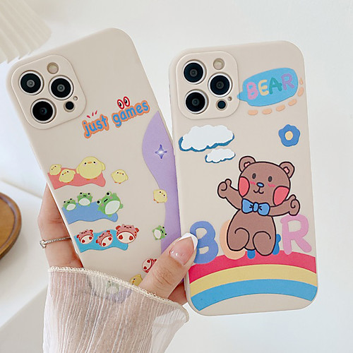 

Phone Case For Apple Back Cover iPhone 12 Pro Max 11 SE 2020 X XR XS Max 8 7 Shockproof Dustproof Graphic TPU