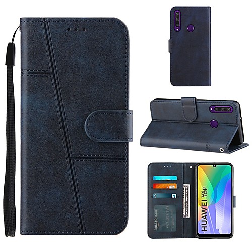 

Phone Case For Huawei Full Body Case Huawei Honor 8A Huawei Y6 (2019) P Smart 2021 Honor 9S Y5p Y6p Wallet Card Holder Shockproof Solid Colored PU Leather