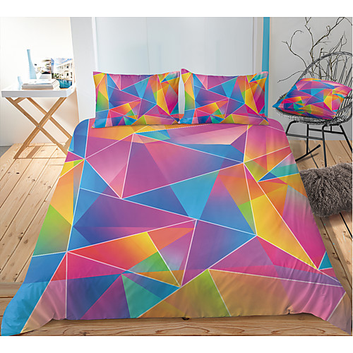 

Colorful Tie Dye Duvet Cover Set Boho Hippie Bedding Set Rainbow Tie Dyed Comforter Cover Queen 3 Pieces for Kids Teens Adults 1
