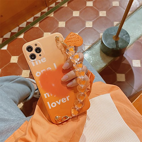 

Phone Case For Apple Back Cover iPhone 12 Pro Max 11 SE 2020 X XR XS Max 8 7 Shockproof Dustproof Heart Geometric Pattern TPU