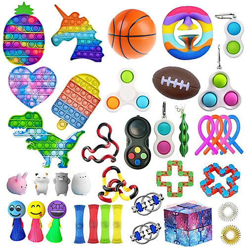 

32 pcs Fidget Toys Anti Stress Set Strings Relief Pack Gift for Adults Children Figet Sensory Squishy Relief Antistress