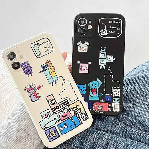 

Phone Case For Apple Back Cover iPhone 12 Pro Max 11 SE 2020 X XR XS Max 8 7 Shockproof Dustproof Graphic TPU
