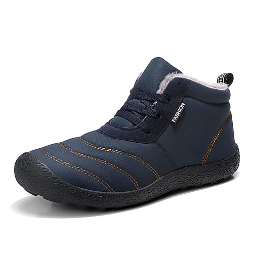 

Men's Boots Snow Boots Work Boots Sporty Casual Classic Daily Outdoor Synthetics Tissage Volant Warm Non-slipping Height-increasing Booties / Ankle Boots Blue Green Black Fall Winter