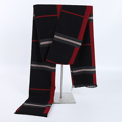 

Men's Rectangle Scarf Daily Wear As Per Picture Scarf Print