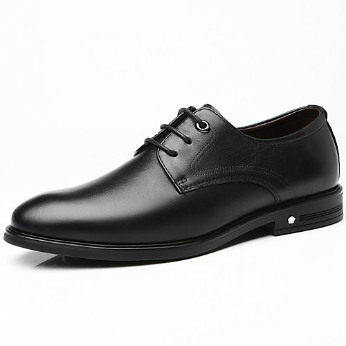 

Men's Oxfords Formal Shoes Dress Shoes Derby Shoes Business Classic Wedding Office & Career Nappa Leather Handmade Non-slipping Wear Proof Black Brown Fall Winter