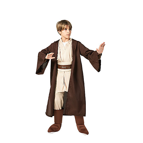 

Movie / TV Theme Costumes Warrior Cosplay Costume Kid's Boys' Halloween Halloween Festival Halloween Children's Day Masquerade Festival / Holiday Terylene Brown Easy Carnival Costumes Solid Color