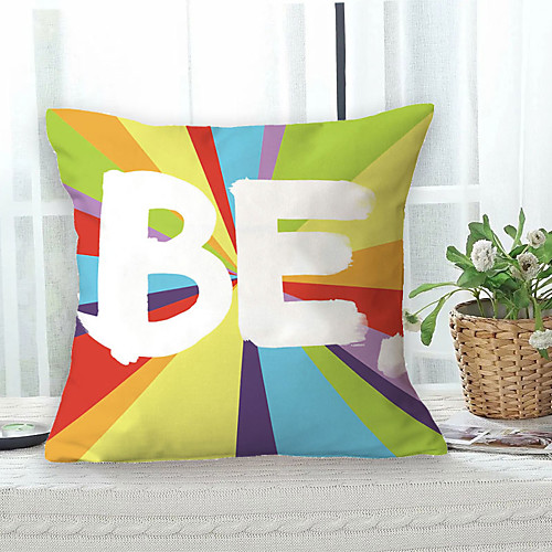 

Slogan Double Side Cushion Cover 1PC Soft Decorative Square Throw Pillow Cover Cushion Case Pillowcase for Bedroom Livingroom Superior Quality Machine Washable Outdoor Cushion for Sofa Couch Bed Chair Multicolor