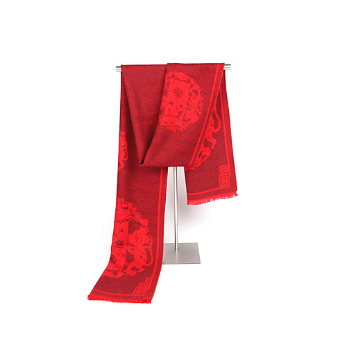 

Men's Rectangle Scarf Daily Wear As Per Picture Scarf Print