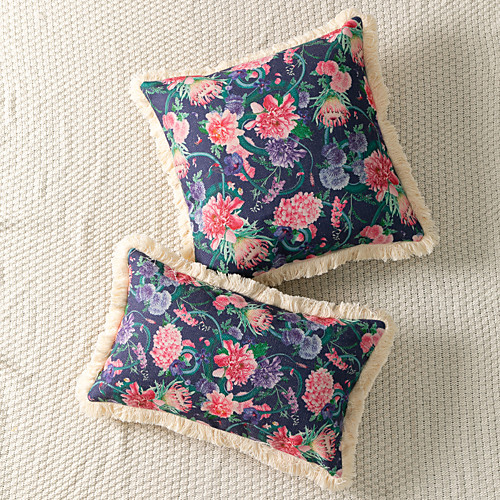 

Fashion Floral Snake Print Around Tassel Decoration Sofa Cushion Cover