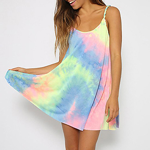 

Women's A Line Dress color Casual S M L XL XXL XXXL