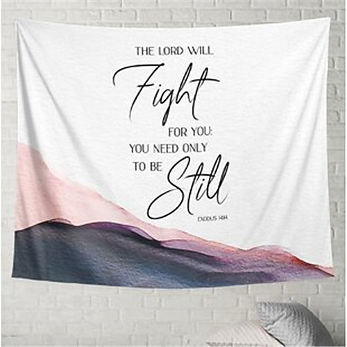 

Letters Wall Tapestry Art Decor Blanket Curtain Hanging Home Bedroom Living Room Decoration