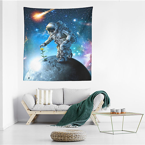 

Astronaut Wall Tapestry Art Decor Blanket Curtain Hanging Home Bedroom Living Room Decoration Polyester