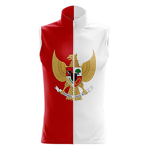 

21Grams Women's Sleeveless Cycling Jersey Summer Spandex Black / Red National Flag Bike Top Mountain Bike MTB Road Bike Cycling Quick Dry Moisture Wicking Sports Clothing Apparel / Stretchy