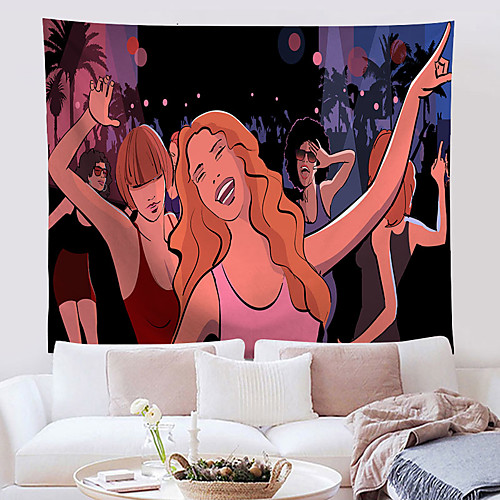 

Party Wall Tapestry Art Decor Blanket Curtain Hanging Home Bedroom Living Room Decoration Polyester