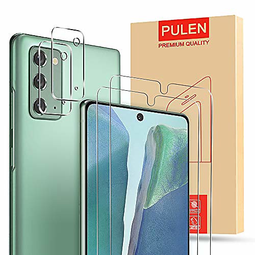 

Phone Screen Protector For SAMSUNG Note 20 Plus Note 20 Ultra Note 20 Tempered Glass 4 pcs High Definition (HD) Scratch Proof Front Screen Protector Phone Accessory