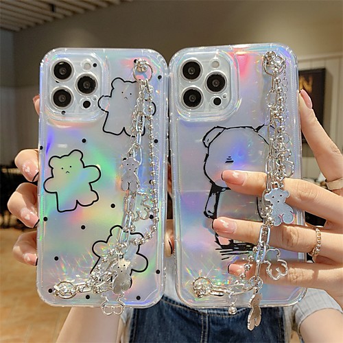 

Phone Case For Apple Back Cover iPhone 12 Pro Max 11 SE 2020 X XR XS Max 8 7 Shockproof Dustproof Cartoon Transparent TPU