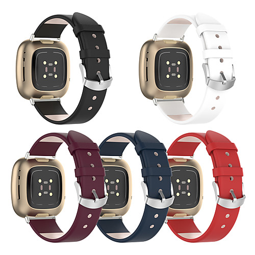 

Smart Watch Band for Fitbit Business Band Quilted PU Leather Replacement Wrist Strap for Fitbit Versa 3