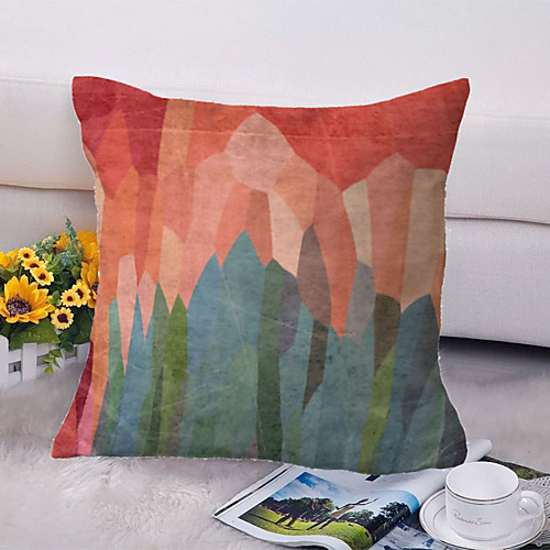 

Oil Painting Style Double Side Cushion Cover 1PC Soft Decorative Square Throw Pillow Cover Cushion Case Pillowcase for Bedroom Livingroom Superior Quality Machine Washable Outdoor Cushion for Sofa Couch Bed Chair