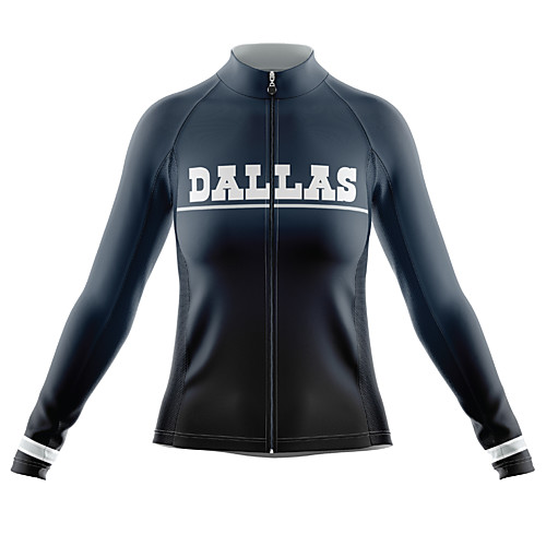 

21Grams Women's Long Sleeve Cycling Jersey Spandex Dark Blue Bike Top Mountain Bike MTB Road Bike Cycling Quick Dry Moisture Wicking Sports Clothing Apparel / Stretchy / Athleisure