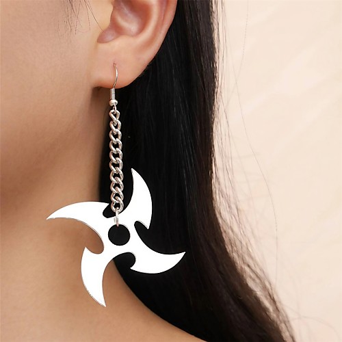 

Women's Drop Earrings Earrings Classic Birthday Stylish Modern Cool Earrings Jewelry Silver For Street Gift Date Promise 1 Pair