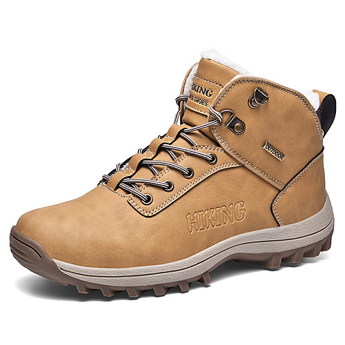 

Men's Boots Martin Boots Casual Daily PU Breathable Non-slipping Wear Proof Khaki Black Brown Fall
