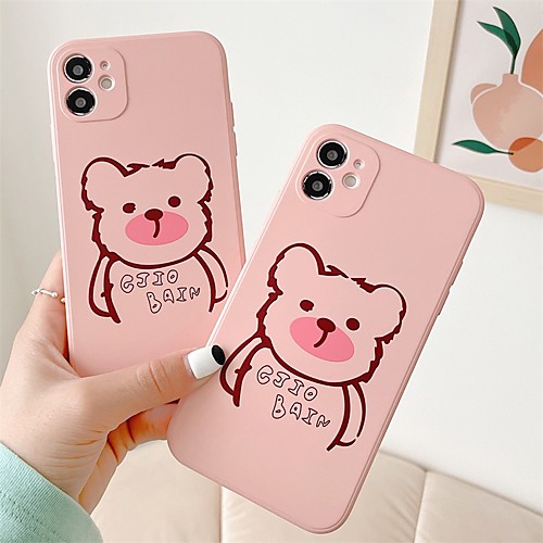 

Phone Case For Apple Back Cover iPhone 12 Pro Max 11 SE 2020 X XR XS Max 8 7 Shockproof Dustproof Graphic Animal TPU