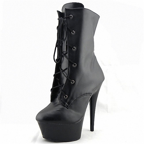 

Women's Boots Stripper Boots Summer Boots Pumps Round Toe Closed Toe Booties Ankle Boots Daily Beach PU Solid Colored Black / Over The Knee Boots