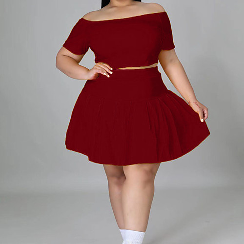 

Women's Plus Size Dress Two Piece Dress Short Sleeve Solid Color Classic Style Casual Spring Summer Blue Yellow Blushing Pink XL XXL 3XL 4XL 5XL / Holiday / Skinny