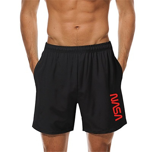 

Men's Casual Casual Daily Shorts Pants Graphic Knee Length Black