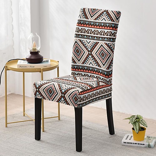 

Chair Cover Multi Color / Geometric / Classic Yarn Dyed Polyester Slipcovers