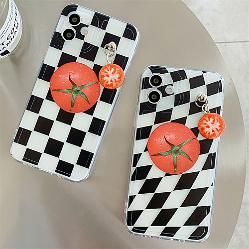 

Phone Case For Apple Back Cover iPhone 12 Pro Max 11 SE 2020 X XR XS Max 8 7 Shockproof Dustproof Geometric Pattern TPU