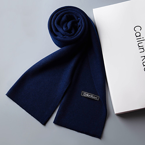 

Men's Rectangle Scarf Daily As Per Picture Scarf Solid Colored