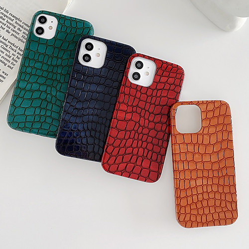 

Phone Case For Apple Back Cover iPhone 12 Pro Max 11 SE 2020 X XR XS Max 8 7 Shockproof Dustproof Solid Colored PU Leather