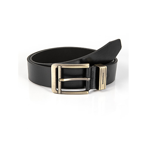

Men's Waist Belt Going out Festival Black Belt Solid Color