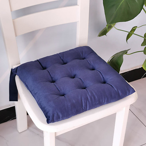 

Seat Cushion Solid Color Home Office High Weight Crystal Velvet Bandage Chair Cushion Home Office Seat Bar Dining Chair Seat Pads Garden Floor Cushion
