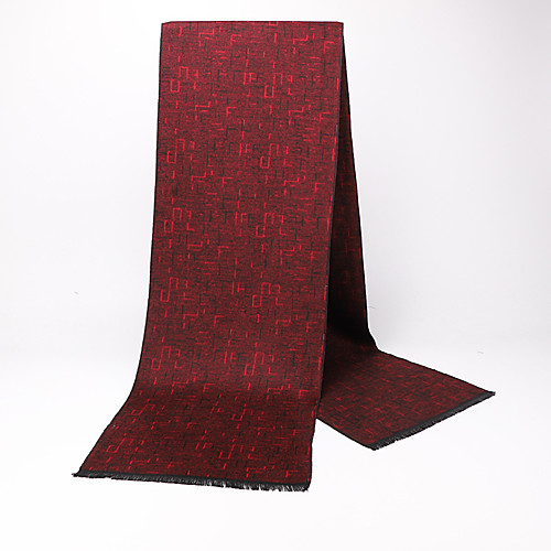 

Men's Rectangle Scarf Daily Wear As Per Picture Scarf Striped