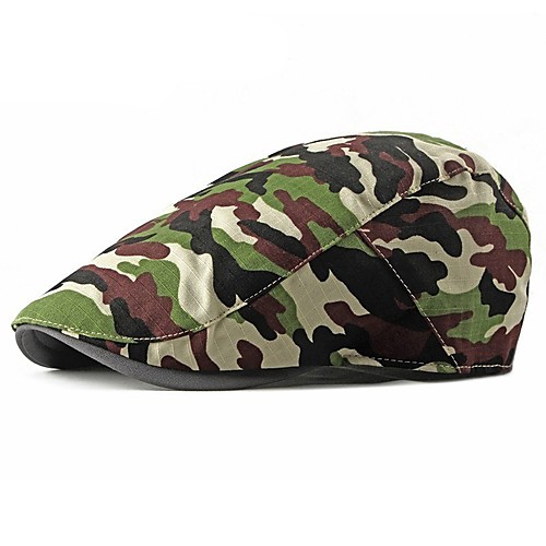 

Men's Protective Hat Party Dailywear Classic Retro Color Block Black Hat
